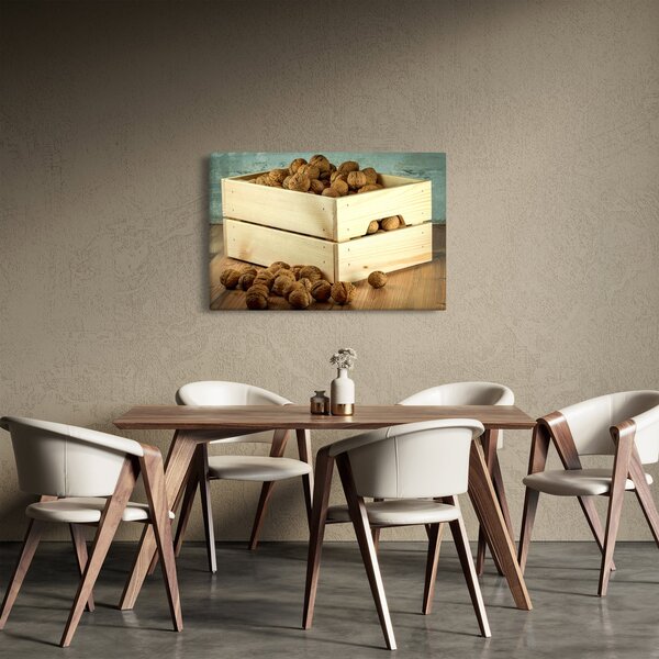 Slika - Jesenska mrtva priroda s orasima (90x60 cm)