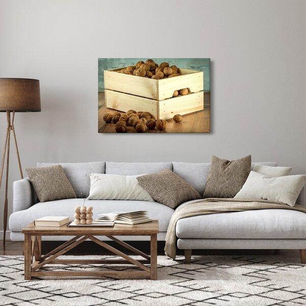 Slika - Jesenska mrtva priroda s orasima (90x60 cm)