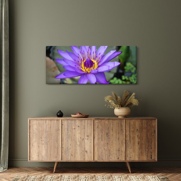 Slika - Ljubičasti cvijet (120x50 cm)