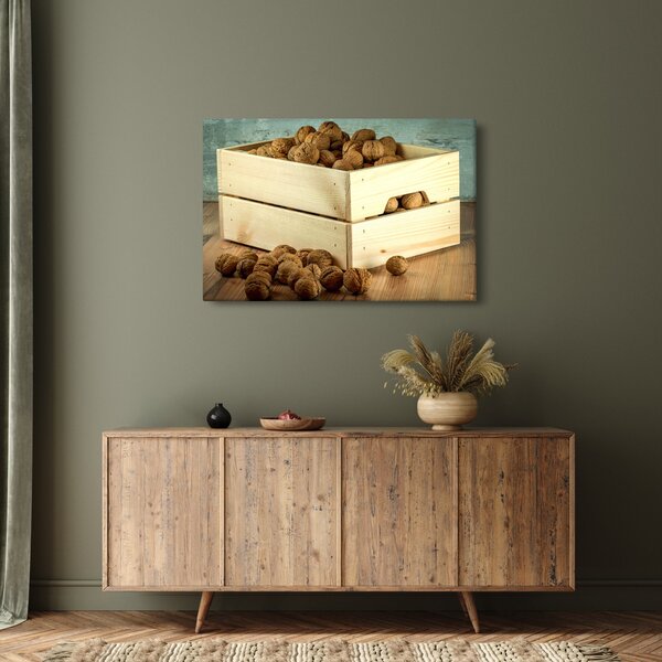 Slika - Jesenska mrtva priroda s orasima (90x60 cm)