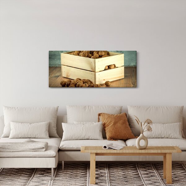 Slika - Jesenska mrtva priroda s orasima (120x50 cm)
