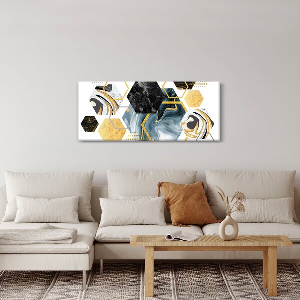 Slika Poligoni (120x50 cm)
