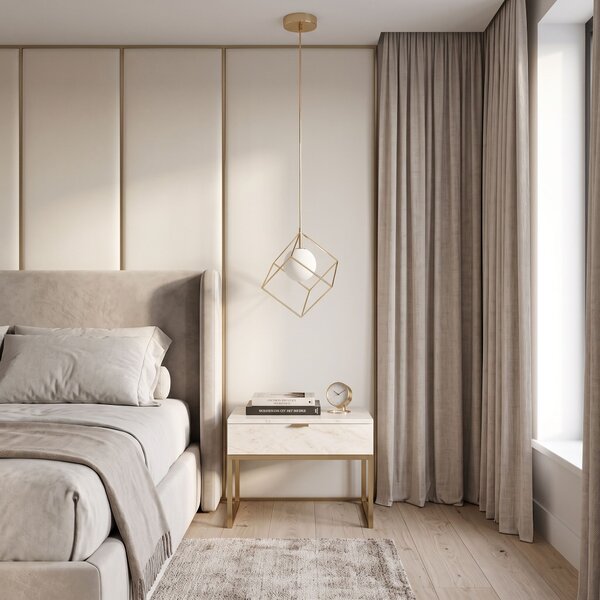 Lampa Viseća APP1210-1CP Gold