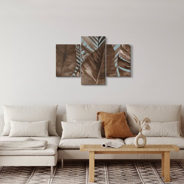 Slika - Palmino lišće, akvarel (90x60 cm)