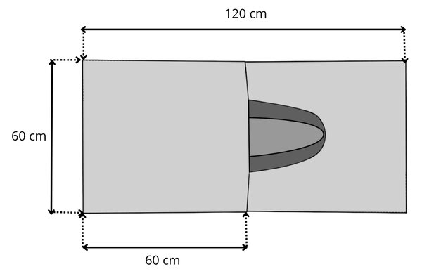 Dječje pončo SWEETIE ružičasto 60x120 cm