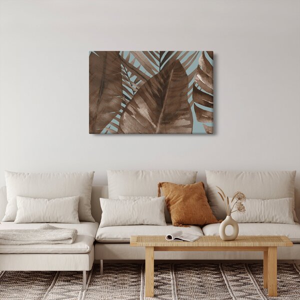 Slika - Palmino lišće, akvarel (90x60 cm)
