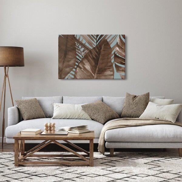 Slika - Palmino lišće, akvarel (90x60 cm)