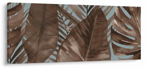 Slika - Palmino lišće, akvarel (120x50 cm)