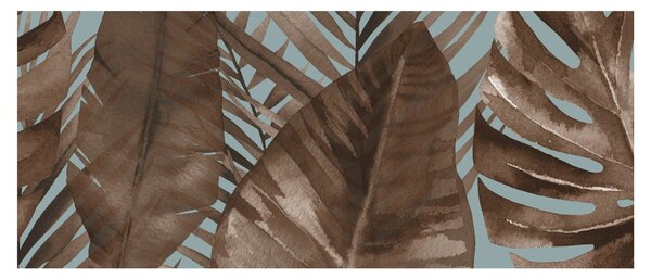 Slika - Palmino lišće, akvarel (120x50 cm)