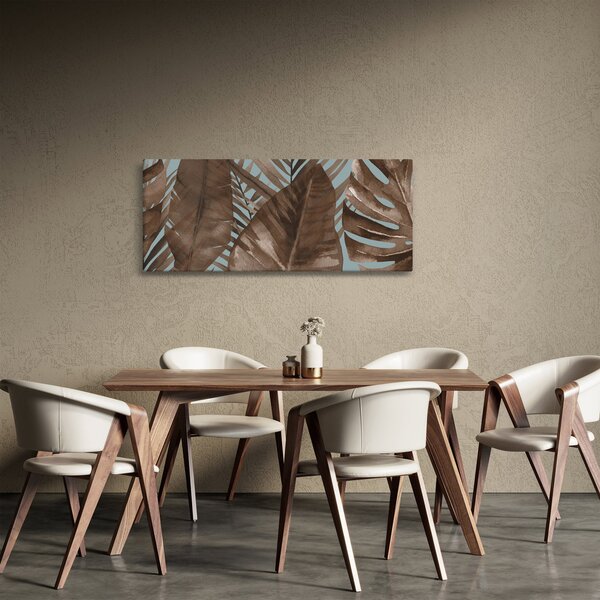 Slika - Palmino lišće, akvarel (120x50 cm)