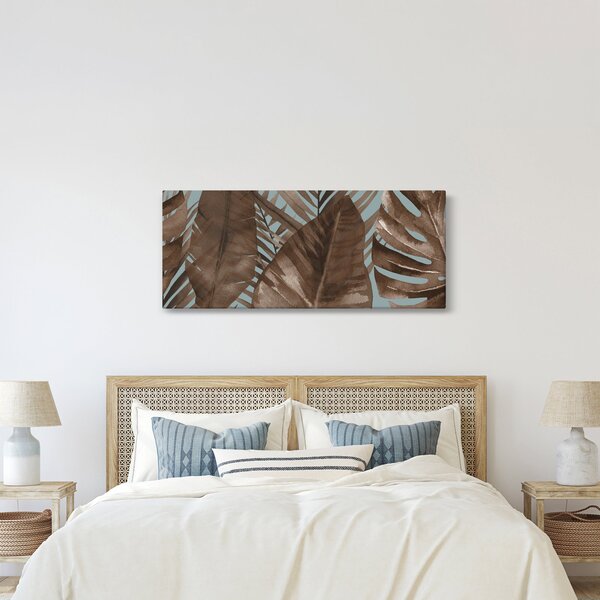 Slika - Palmino lišće, akvarel (120x50 cm)