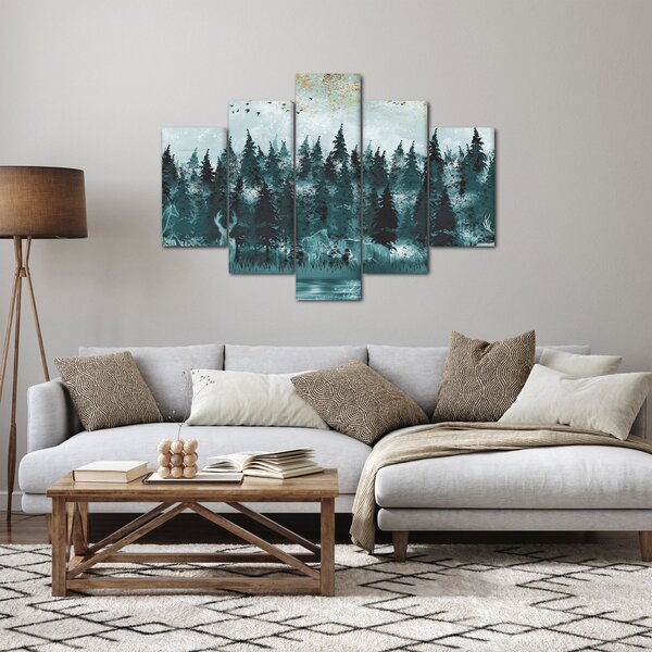 Slika - Životinje u šumi (150x105 cm)