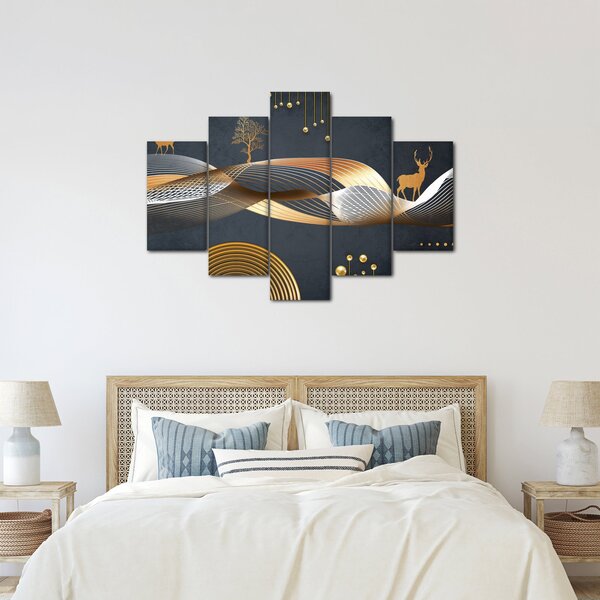 Slika - Grafika s jelenom (150x105 cm)