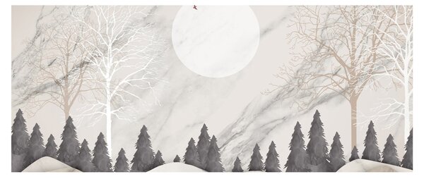 Slika - Zimski pejzaž (120x50 cm)