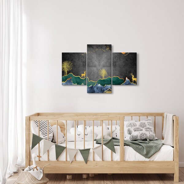 Slika - Planinski krajolik (90x60 cm)
