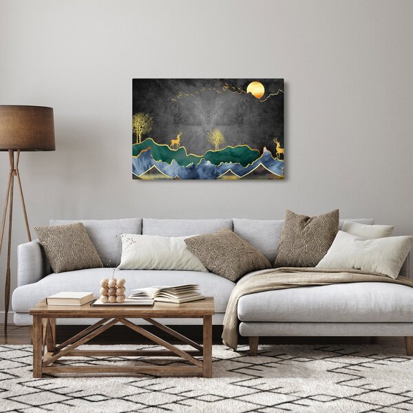 Slika - Planinski krajolik (90x60 cm)