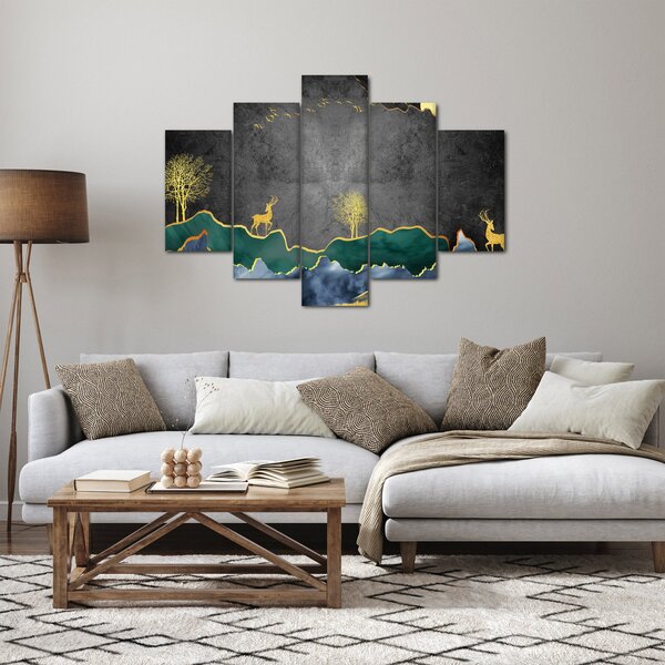 Slika - Planinski krajolik (150x105 cm)