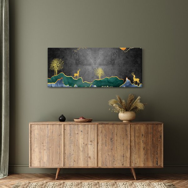 Slika - Planinski krajolik (120x50 cm)