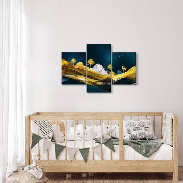 Slika - Jelen u prirodi (90x60 cm)