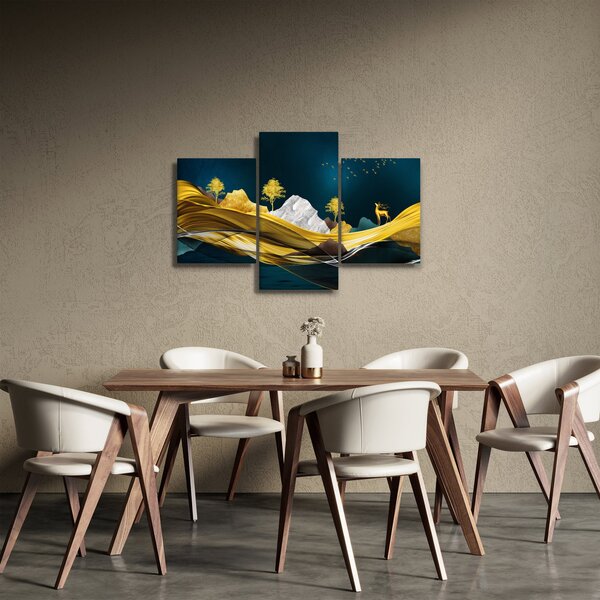 Slika - Jelen u prirodi (90x60 cm)