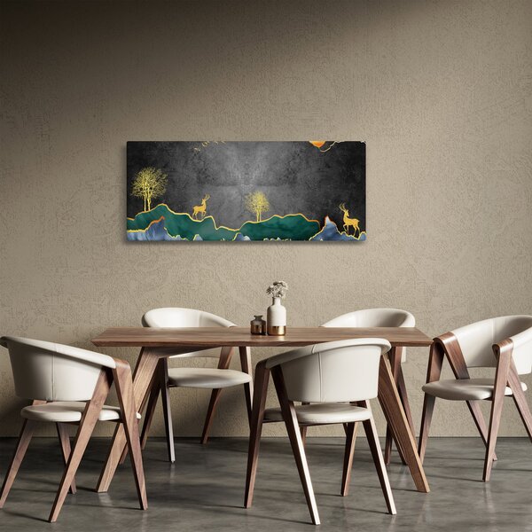 Slika - Planinski krajolik (120x50 cm)
