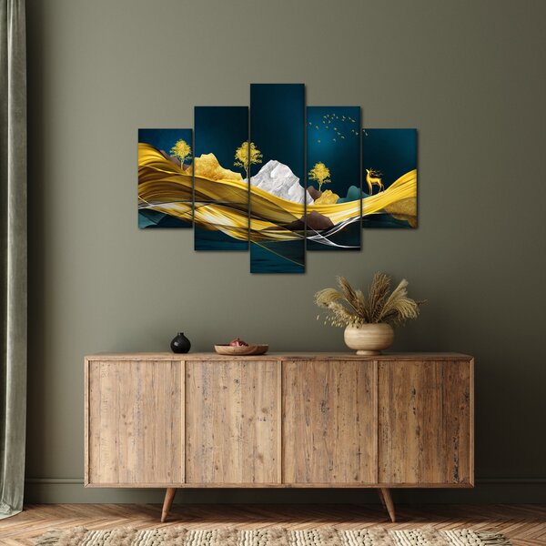 Slika - Jelen u prirodi (150x105 cm)