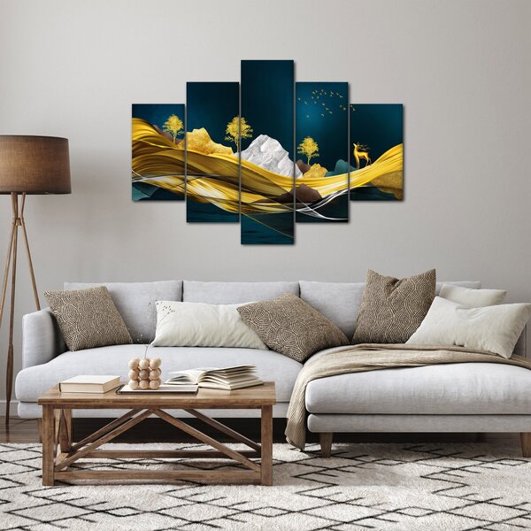 Slika - Jelen u prirodi (150x105 cm)
