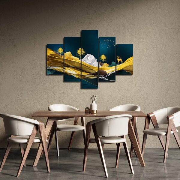 Slika - Jelen u prirodi (150x105 cm)