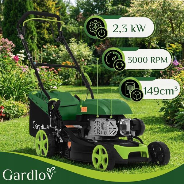 Benzinska kosilica s pogonom GARDLOV DriveX - 149 cm³, košara 50 l