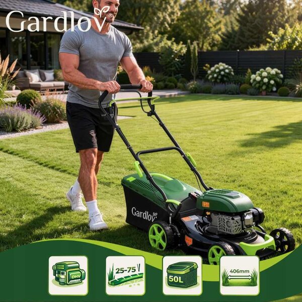 Benzinska kosilica s pogonom GARDLOV DriveX - 149 cm³, košara 50 l