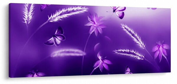 Slika - Leptiri na livadi (120x50 cm)