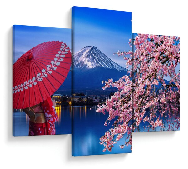 Slika - Pogled na vrh, Japan (90x60 cm)