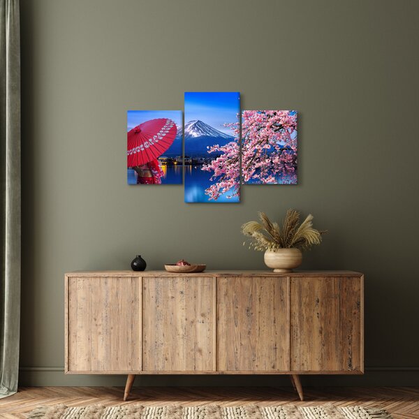 Slika - Pogled na vrh, Japan (90x60 cm)