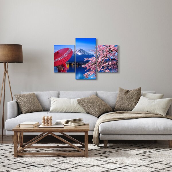 Slika - Pogled na vrh, Japan (90x60 cm)