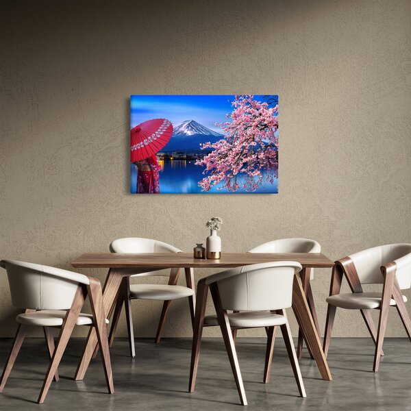 Slika - Pogled na vrh, Japan (90x60 cm)