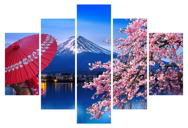 Slika - Pogled na vrh, Japan (150x105 cm)