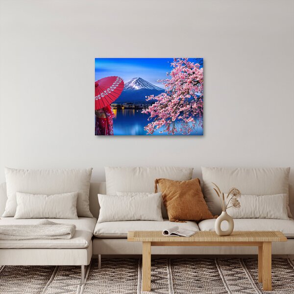 Slika - Pogled na vrh, Japan (70x50 cm)
