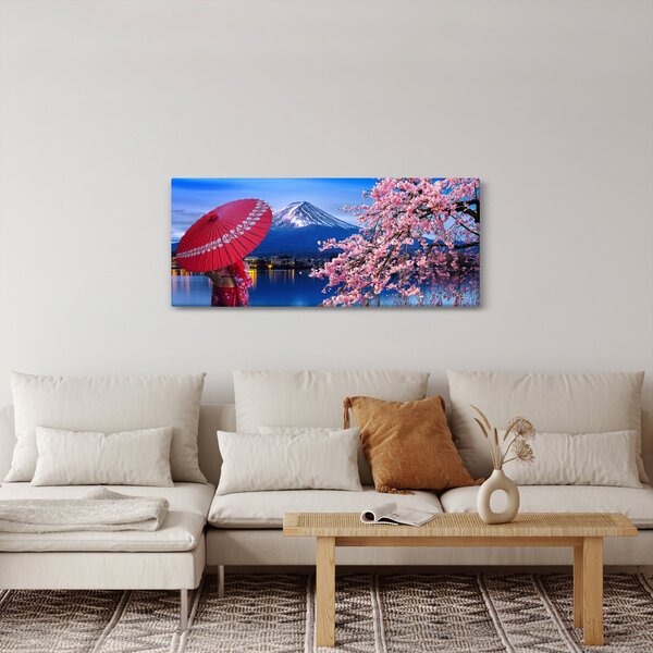 Slika - Pogled na vrh, Japan (120x50 cm)