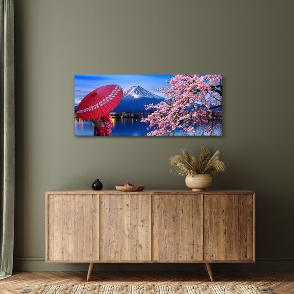 Slika - Pogled na vrh, Japan (120x50 cm)