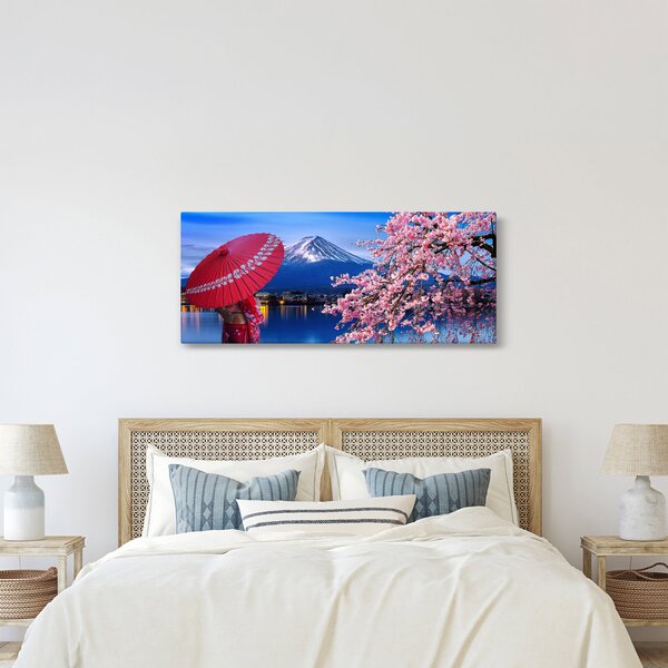 Slika - Pogled na vrh, Japan (120x50 cm)
