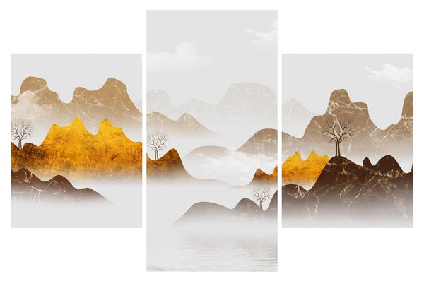 Slika - Planine u magli (90x60 cm)