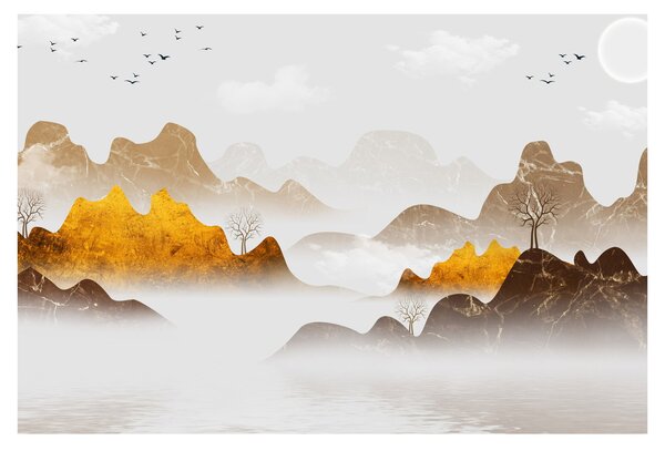 Slika - Planine u magli (90x60 cm)