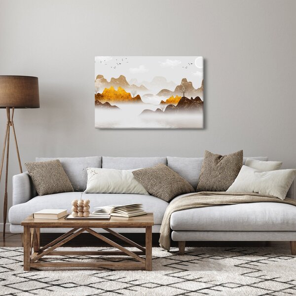 Slika - Planine u magli (90x60 cm)