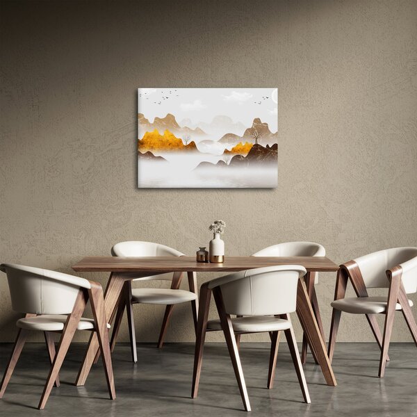 Slika - Planine u magli (70x50 cm)