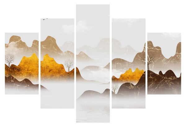 Slika - Planine u magli (150x105 cm)