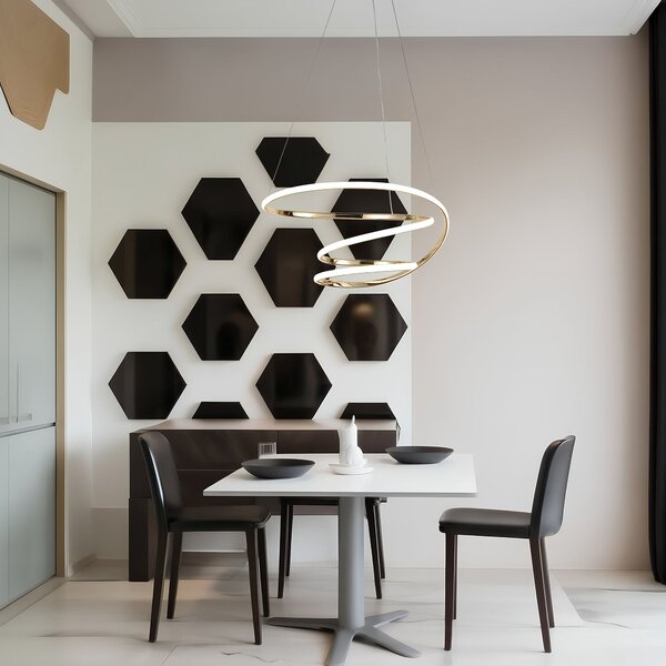 Moderna LED stropna svjetiljka G080-1CP Gold