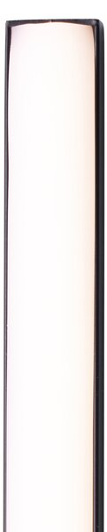 Moderna zidna svjetiljka crna 100 cm uklj. LED prigušiva - Clockwise
