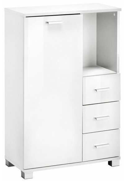 Bijeli drveni ormarić za kupaonu Støraa Rhonda | FAVI.hr