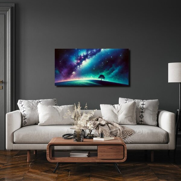 Slika usamljeno drvo života u krajoliku