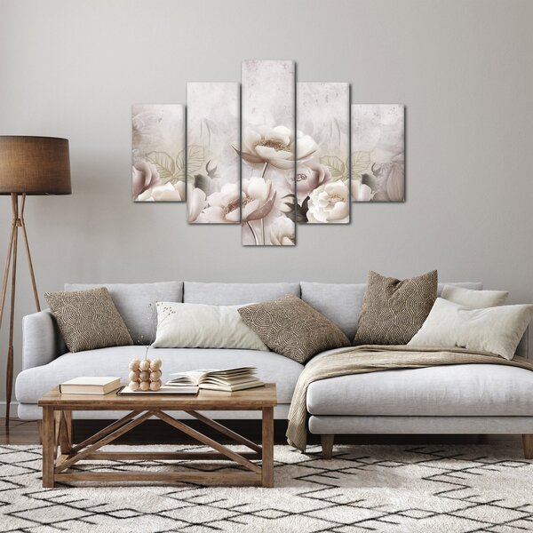 Slika - Ružičasti grmovi (150x105 cm)